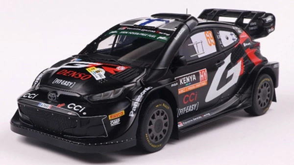 トヨタGRヤリス ラリー 優勝車 2024 1/18 Toyota GR Yaris Safari Ralli Winner